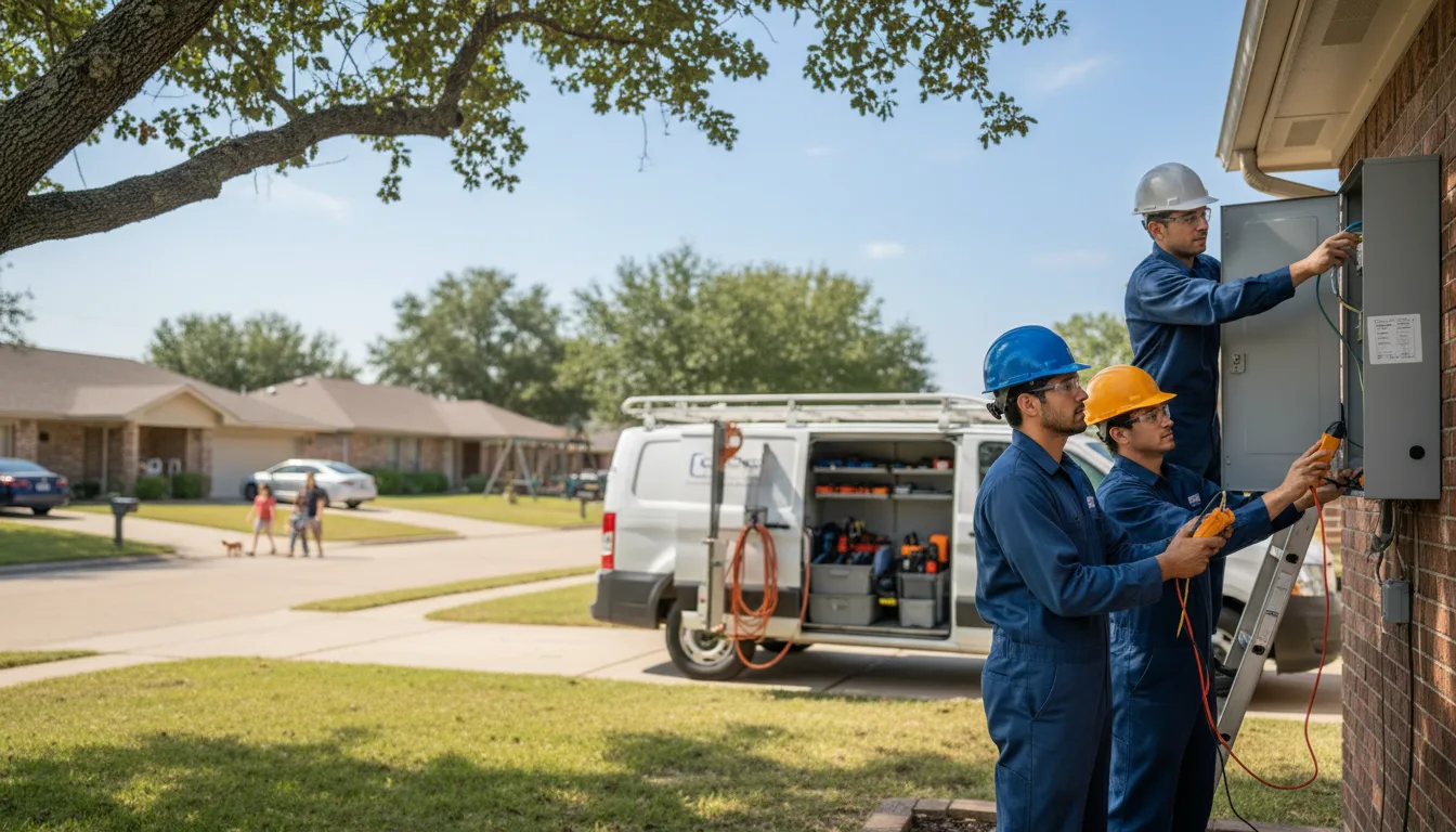 Certified electrician providing emergency electrical services in Odessa, MO